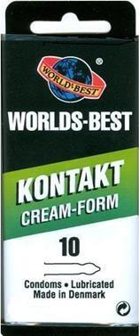 Worlds Best Kontakt Creme-Form Kondom