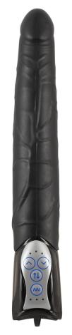 Black Push Pulserende Dildo-7