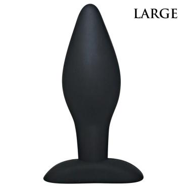 Silikone Anal Plug Black Velvets-2