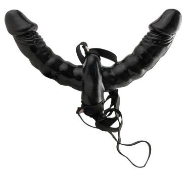 Fetish Fantasy Double Delight Strap-On med Vibrator-3