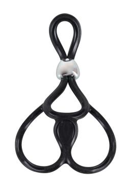 Penisring Triple Ball & Cock Ring med Testikelringe-2