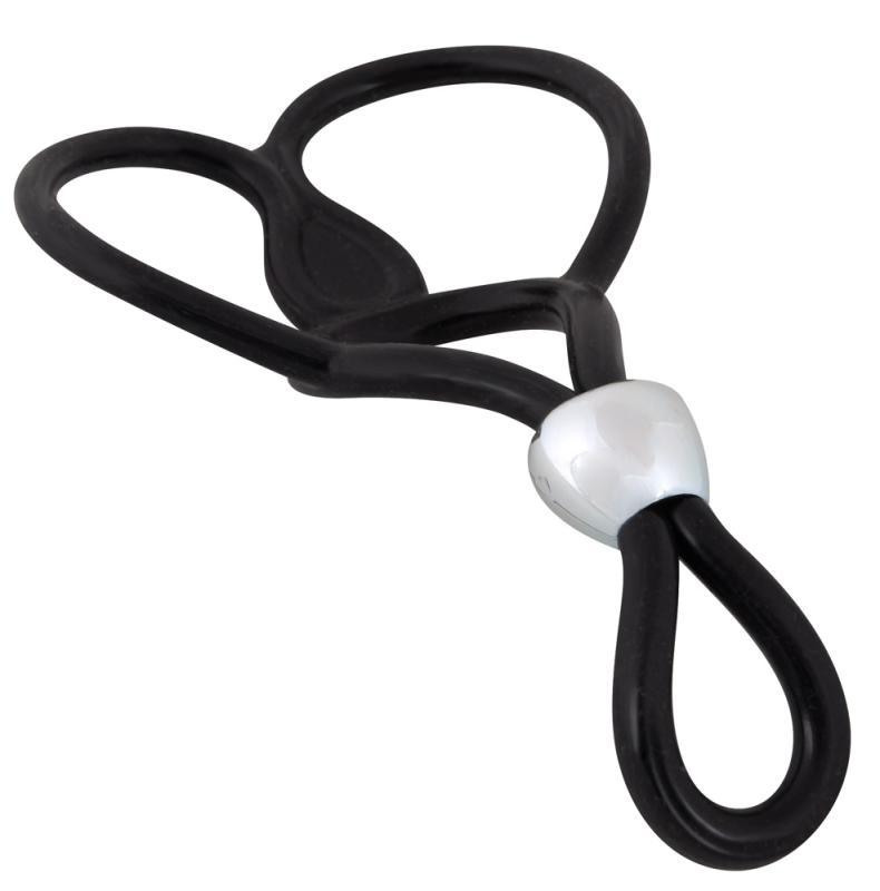 Penisring Triple Ball & Cock Ring med Testikelringe-4