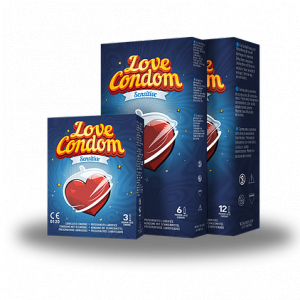 Brug Love Condom Sensitive 12 stk til en forbedret oplevelse