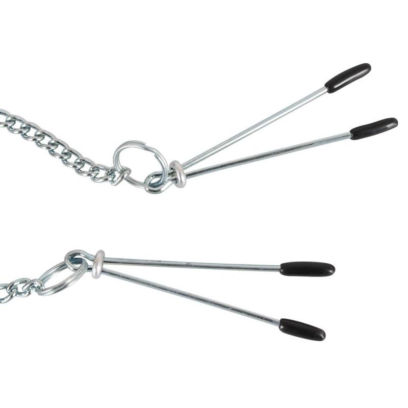 Bad Kitty Maske, Gag Ball og Nipple Klemmer-3