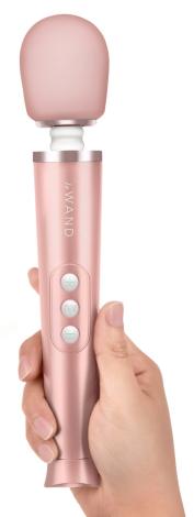 Le Wand Opladelig Luksus Massage Wand - Lyserød-3