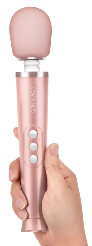 Brug Le Wand Opladelig Luksus Massage Wand - Lyserød til en forbedret oplevelse