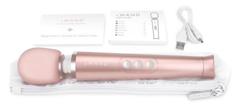 Le Wand Opladelig Luksus Massage Wand - Lyserød-6