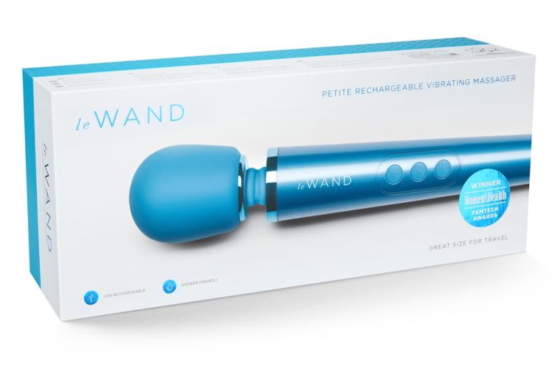 Le Wand Opladelig Luksus Massage Wand - Blå-5