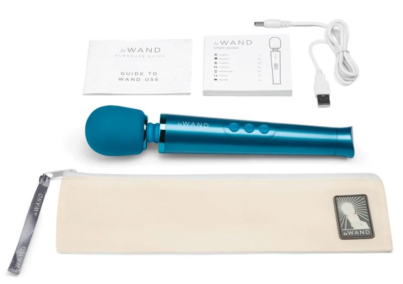 Le Wand Opladelig Luksus Massage Wand - Blå-6