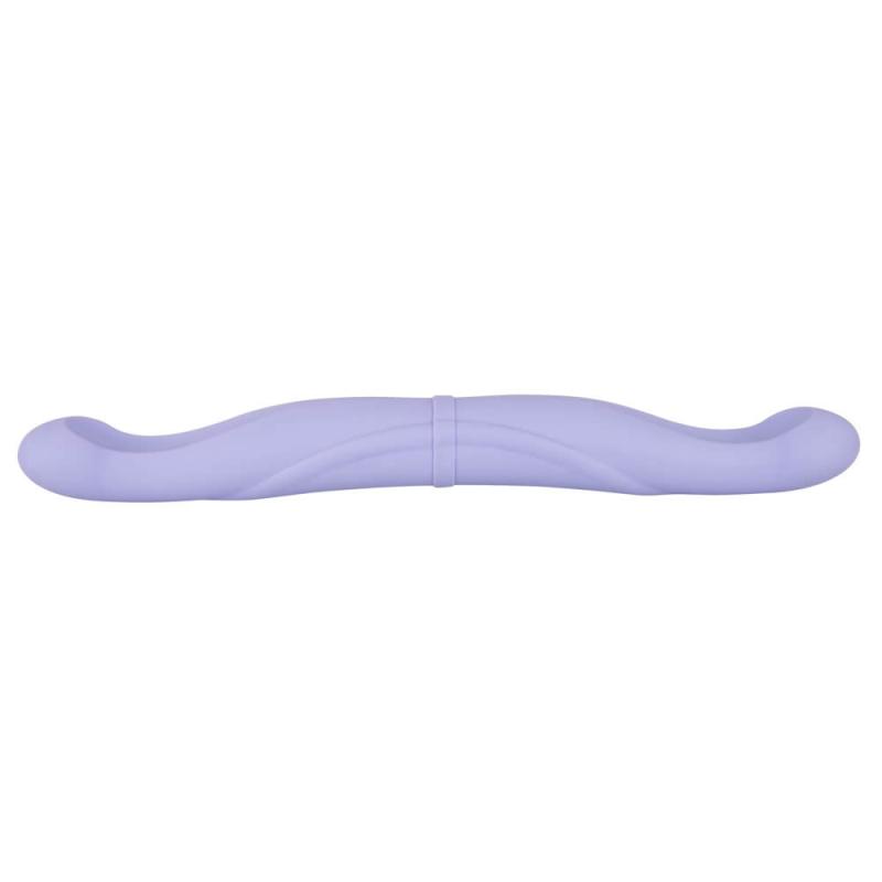 Silikone Dobbelt Dildo PlayCandi-lilla-3