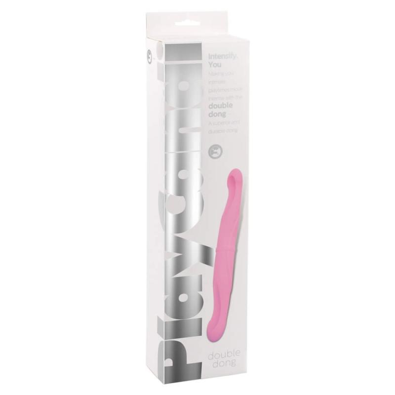 Silikone Dobbelt Dildo PlayCandi - Rosa-1