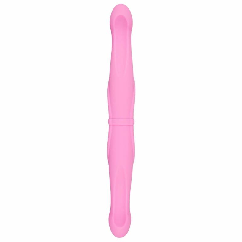 Silikone Dobbelt Dildo PlayCandi - Rosa-2
