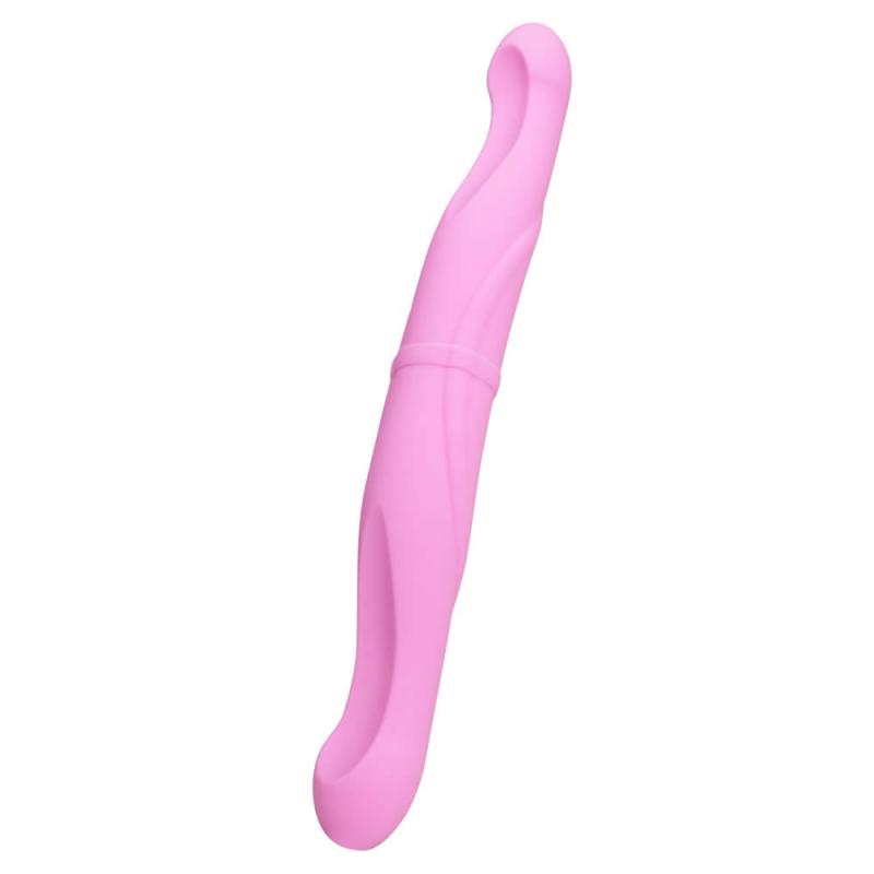 Silikone Dobbelt Dildo PlayCandi - Rosa-3
