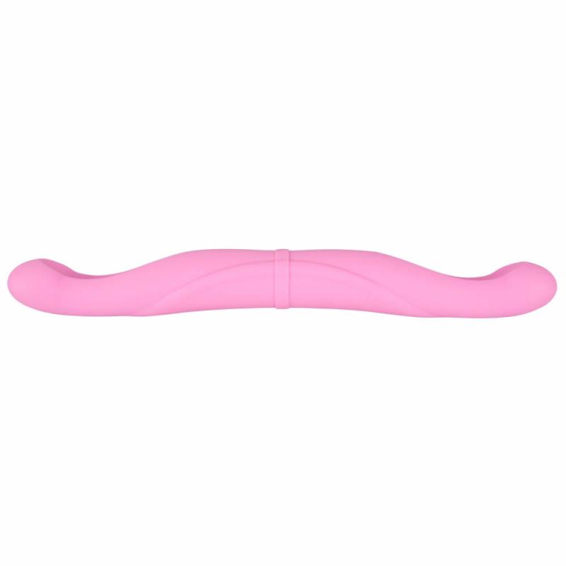 Silikone Dobbelt Dildo PlayCandi - Rosa-4