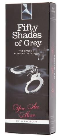 Fifty Shades of Grey You Are Mine Metal Handcuffs-2