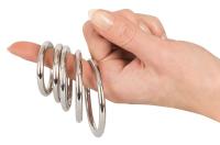 Bad Kitty Stål Penisring Sæt-5