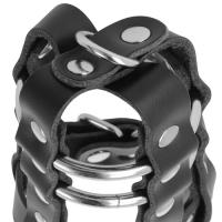 Darkness Leather Chastity Cage-3