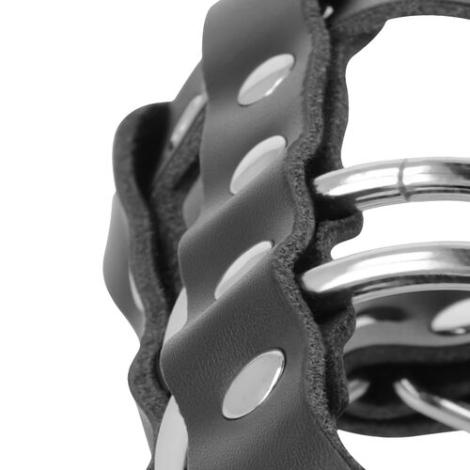 Darkness Leather Chastity Cage-4