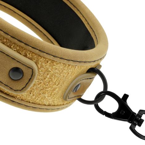 FETISH SUBMISSIVE ORIGIN COLLAR WITH LEASH-7