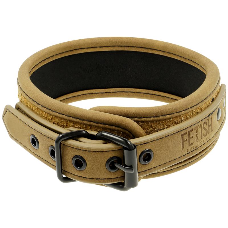 FETISH SUBMISSIVE ORIGIN COLLAR WITH LEASH-8