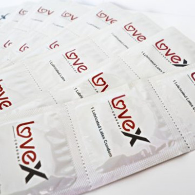 LoveX kondomer Rib-Dots-Delay, 1 stk