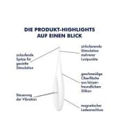 SATISFYER TWIRLING FUN TIP VIBRATOR WEISS 7