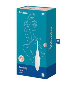 SATISFYER TWIRLING FUN TIP VIBRATOR WEISS 3