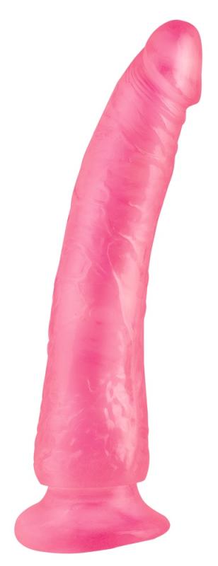 Pipedream Basix Rubber – Slim Seven Pink Dildo 21 cm 2