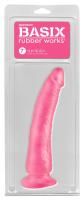 Pipedream Basix Rubber – Slim Seven Pink Dildo 21 cm 1