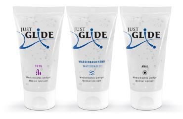 Just Glide Glidecreme Sæt 3 x 50 ml