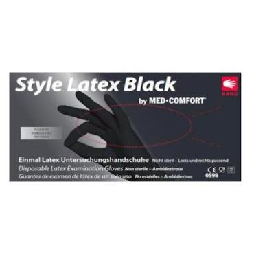 Latex Handsker Sort-1