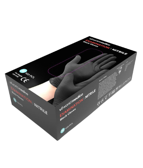 Nitril Handsker Sort