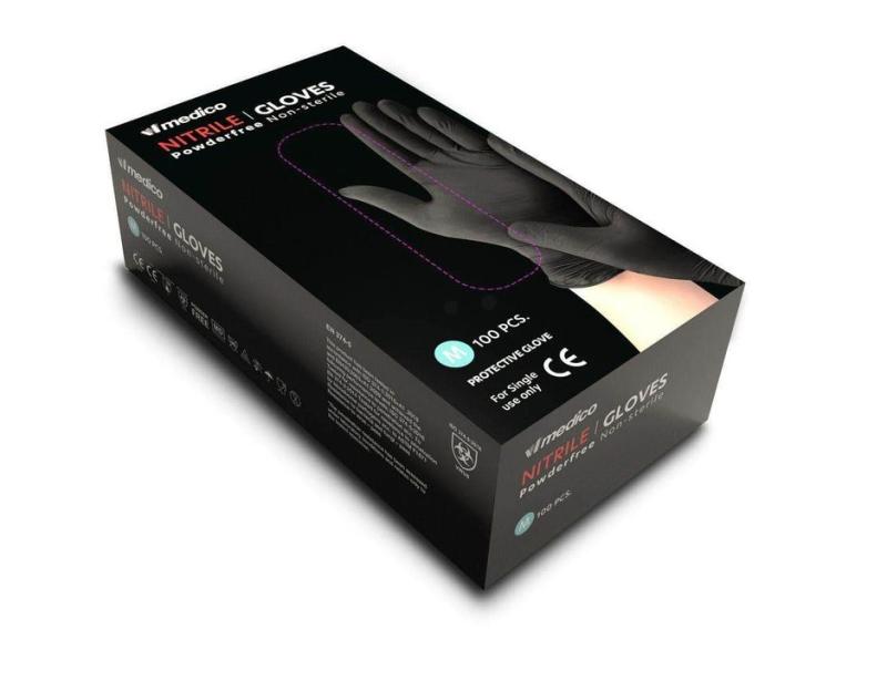 Nitril Handsker Sort-2