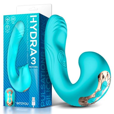 Hydra Silicone Vibrator 3in1-1