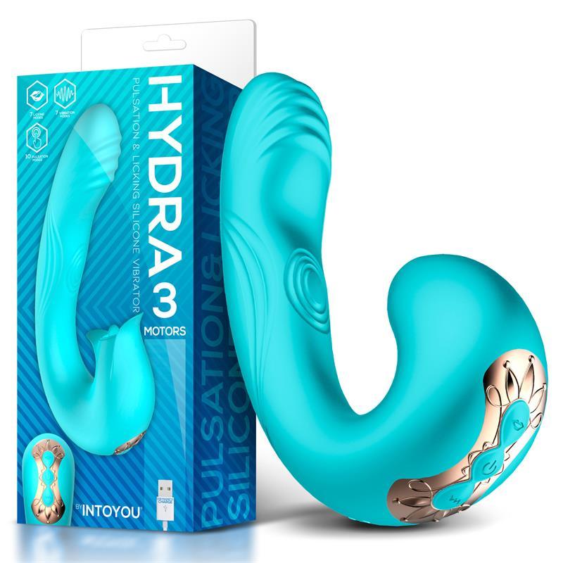 Hydra Silicone Vibrator 3in1-1