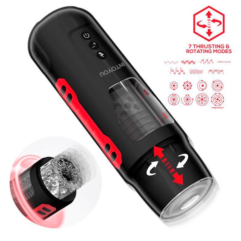 Masturbator med fremstød, rotation og støn-3