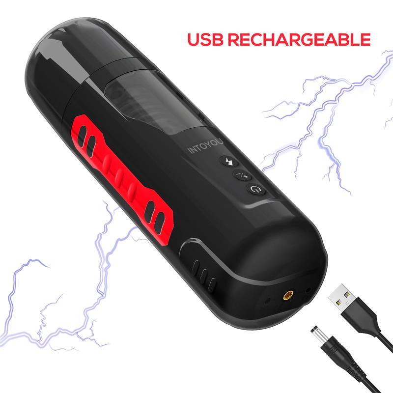 Masturbator med fremstød, rotation og støn-8