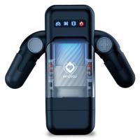 Kvalitets Masturbator med fremstød, varme, vibration og mobilholder-2