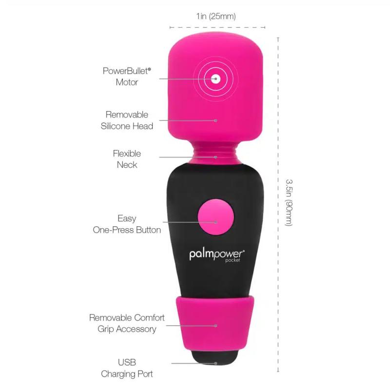 Palm Power Pocket - Pink-3