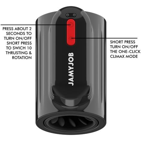 Vortex 360 Turbo Masturbator med Fremstød & Rotation-4