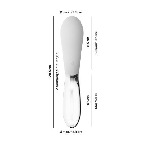 Liaison Buet Glas Vibrator med LED lys-7