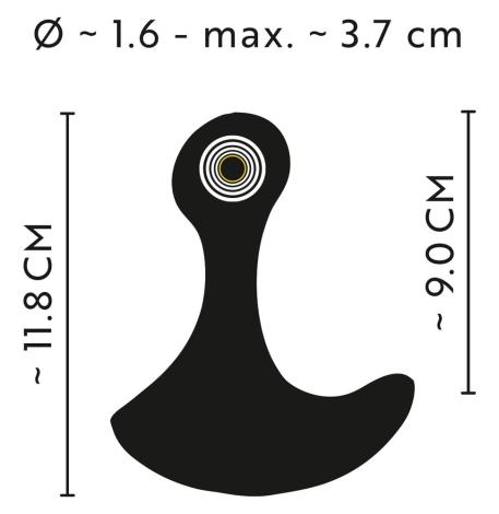 ANOS Prostata Stimulator med Vibration og Fjernbetjening-8