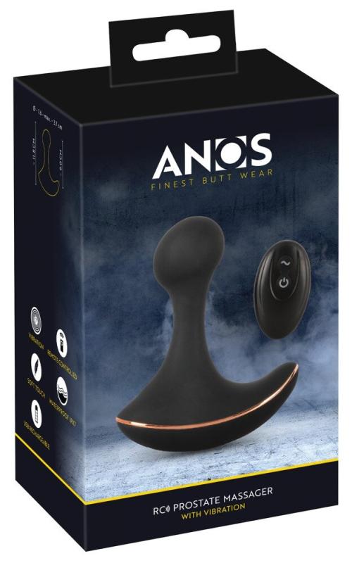 ANOS Prostata Stimulator med Vibration og Fjernbetjening-1