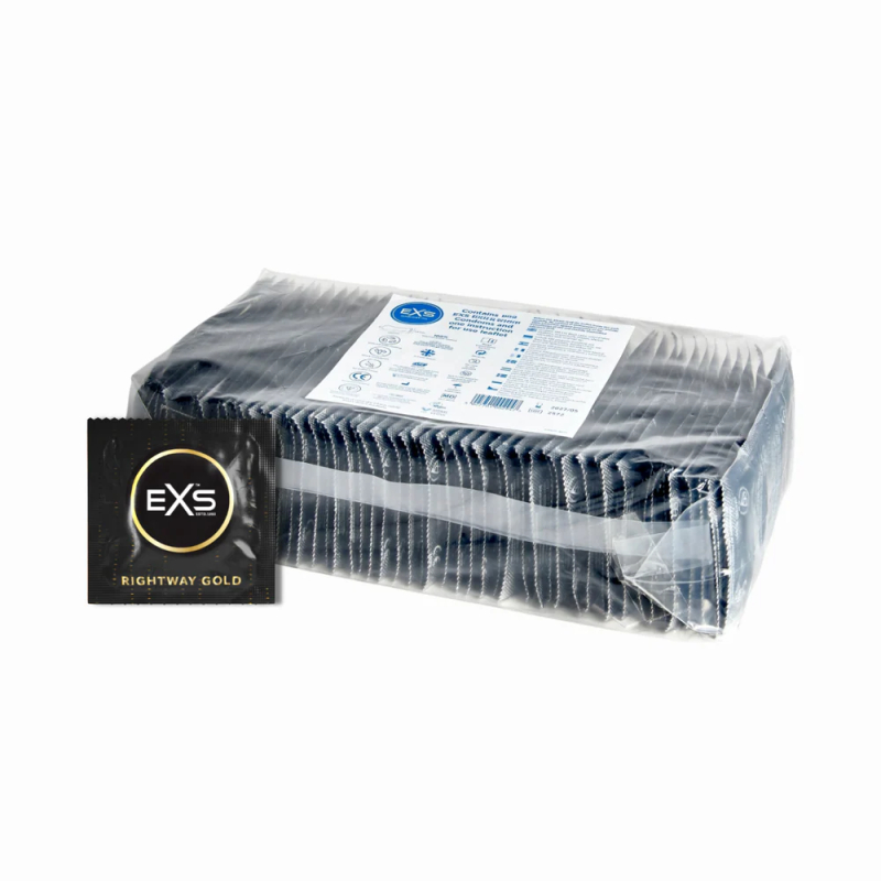 EXS Rightway Gold Kondom, 100 stk.