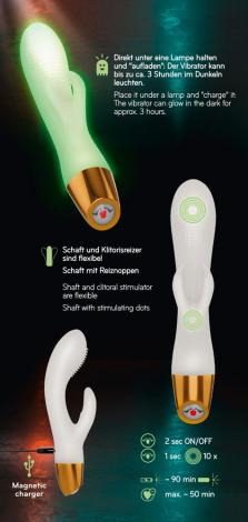 Glow In the Dark Rabbit Vibrator-3