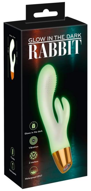 Glow In the Dark Rabbit Vibrator-1