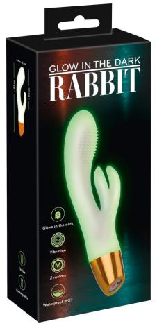 Glow In the Dark Rabbit Vibrator-1