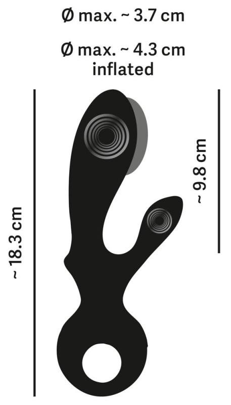 ERERNAL Oppustelig Rabbit Vibrator-8