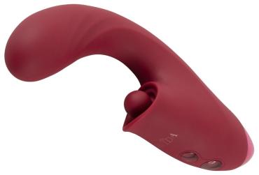 Støde Vibrator med klitoris Stimulator-2