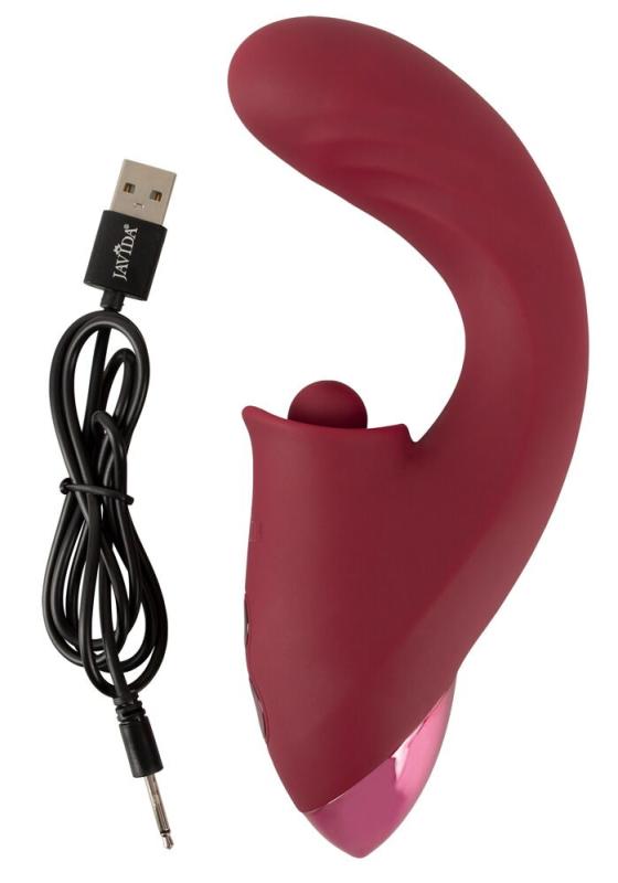 Støde Vibrator med klitoris Stimulator-6